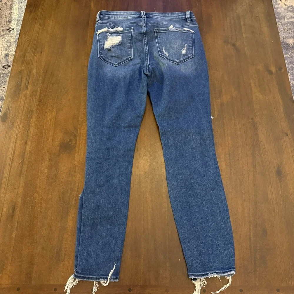 Altar'd‎ State Blue Distressed Skinny Jeans